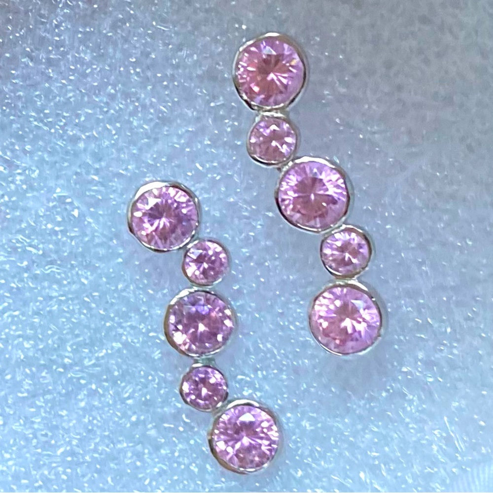Pink Pierced Earrings
